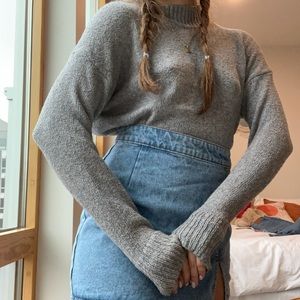 Melrose Market Grey Turtleneck sweater